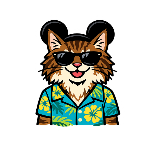 Magic Maine Coon - Bordered Artwork