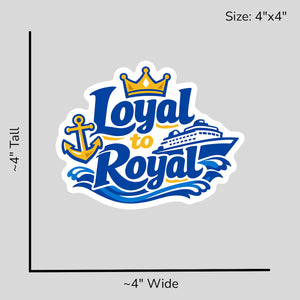 Loyal to Royal - Size Reference Mockup