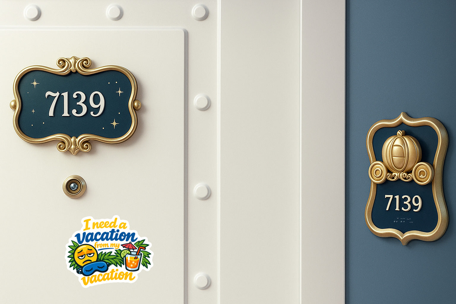 Vacation from Vacation - Door Style 2 Mockup
