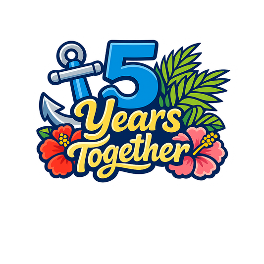 5 Years Together - Bordered Artwork