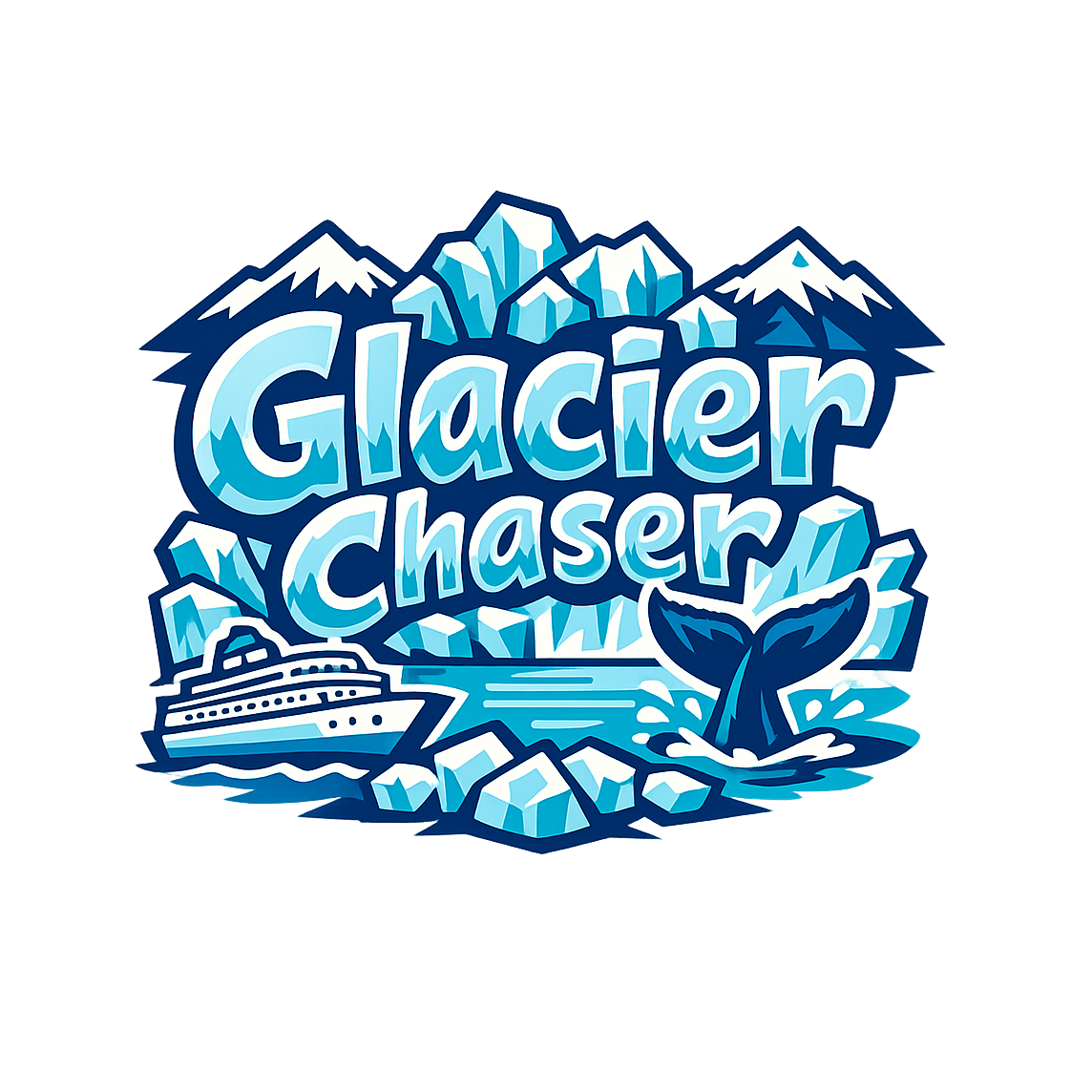 Glacier Chaser - Bordered Artwork