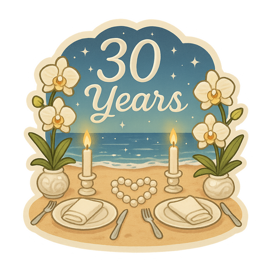 30 Pearl Years - Bordered Artwork