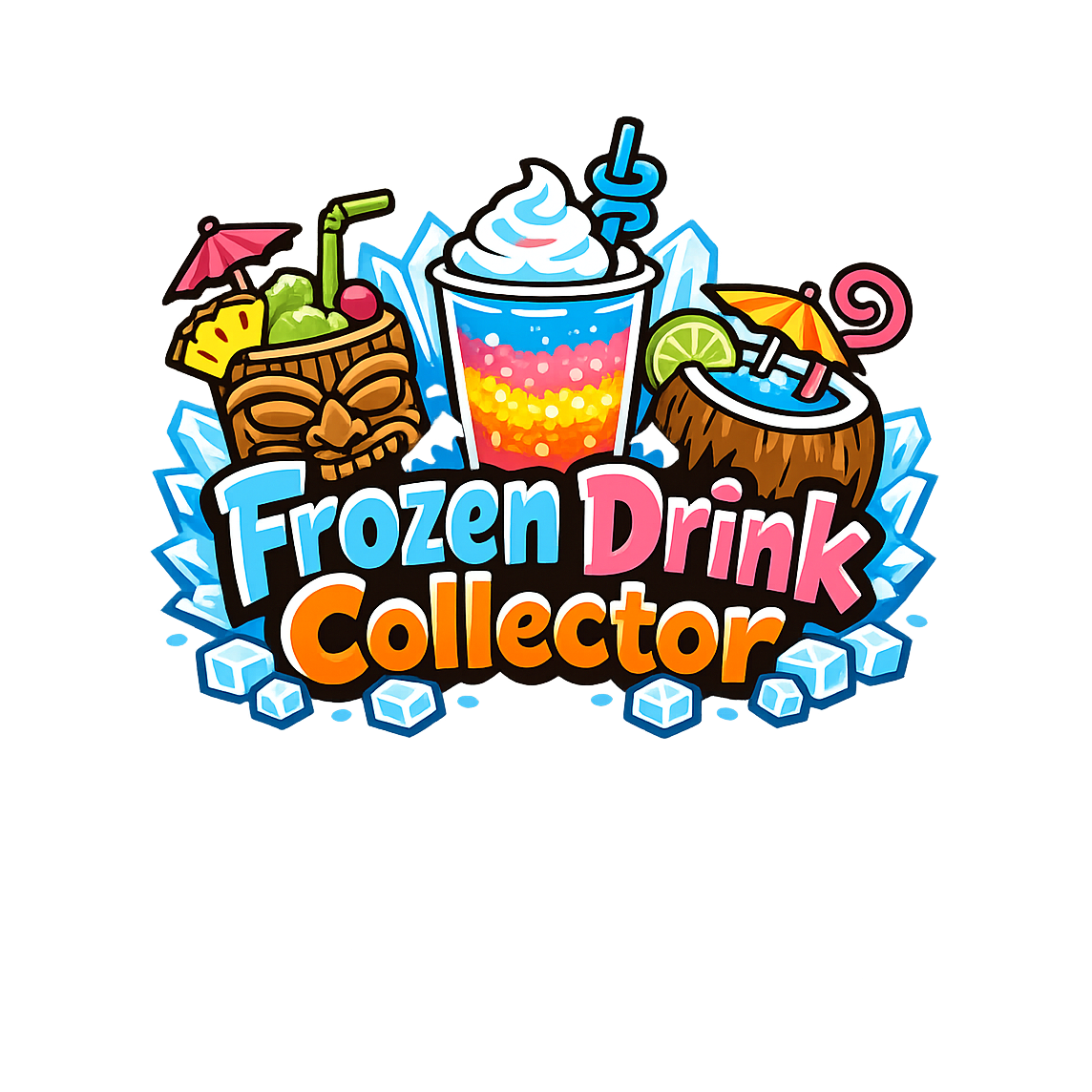 Frozen Drink Collector - Bordered Artwork