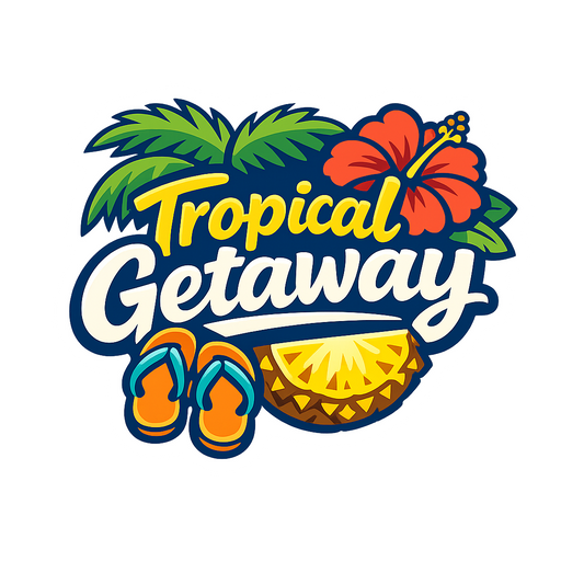 Tropical Getaway - Bordered Artwork