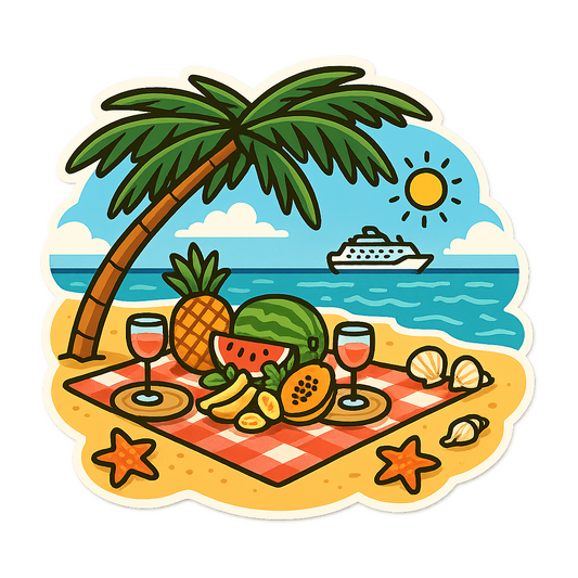 Tropical Honeymoon - Bordered Artwork
