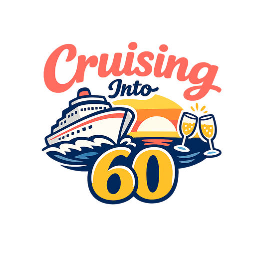 Cruising Into 60 - Bordered Artwork