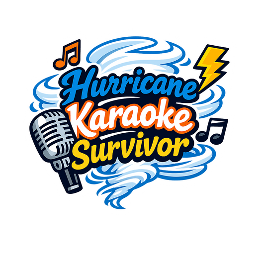 Hurricane Karaoke Survivor - Bordered Artwork