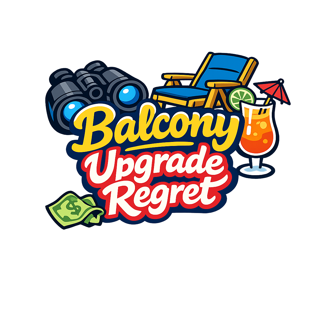Balcony Upgrade Regret - Bordered Artwork