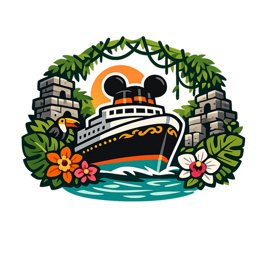 Jungle River Cruise - Bordered Artwork
