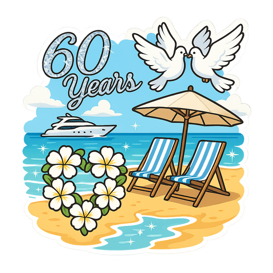 60 Diamond Years - Bordered Artwork
