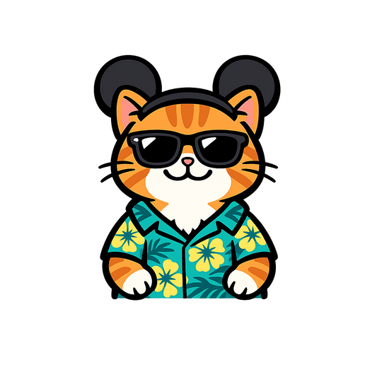 Magic Munchkin Cat - Bordered Artwork