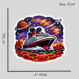 Mars Mission Cruise - Size Reference Mockup