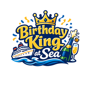 Birthday King at Sea - Bordered Artwork