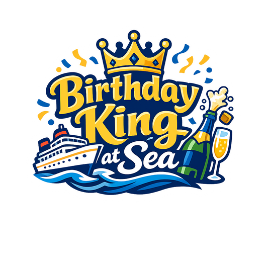 Birthday King at Sea - Bordered Artwork
