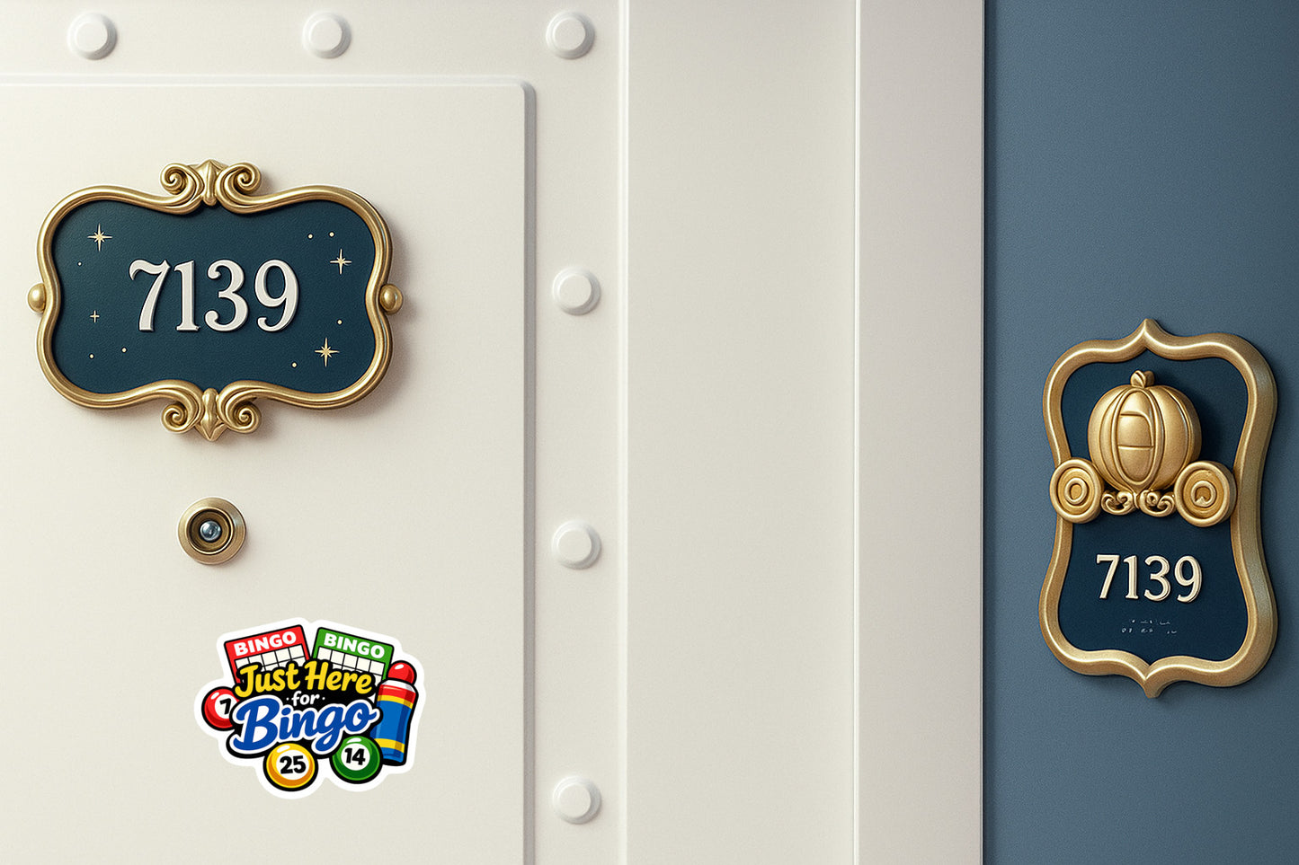 Just Here for Bingo - Door Style 2 Mockup