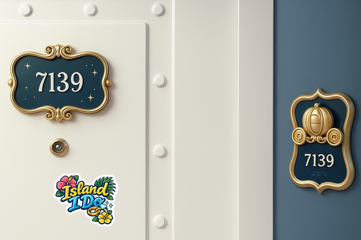 Island I Do - Door Style 2 Mockup