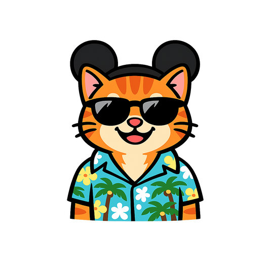 Magic Orange Tabby - Bordered Artwork