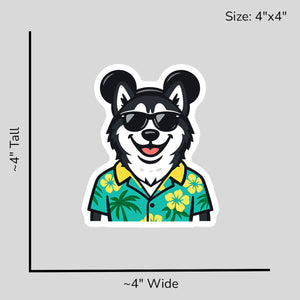 Magic Black Husky - Size Reference Mockup