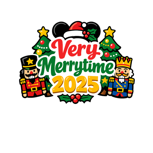 Very Merry Christmas Time 2025 - Bordered Artwork