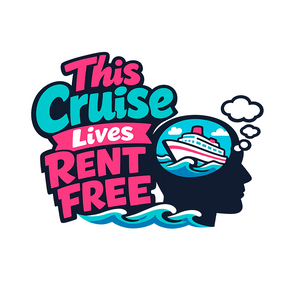 This Cruise Lives Rent Free - Bordered Artwork