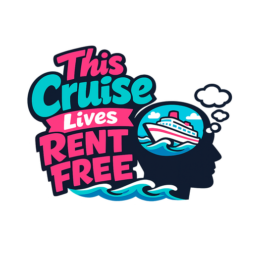 This Cruise Lives Rent Free - Bordered Artwork