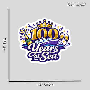 100 Years at Sea - Size Reference Mockup